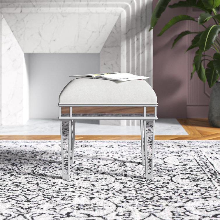 Etta Avenue™ Caila 18'' Tall Vanity Stool & Reviews Wayfair